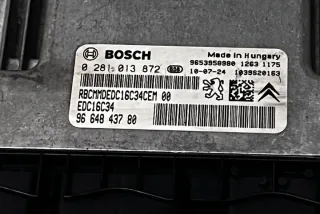 0281013872 Блок управления двигателем Citroen Berlingo 1 Арт e12169164, вид 1
