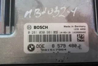 0281030981 Блок управления двигателем BMW 3 F30/F31/GT F34 Арт e12168276, вид 2