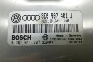 8E0907401J Блок управления двигателем Audi A6 C5 (S6,RS6) Арт e12167669, вид 1