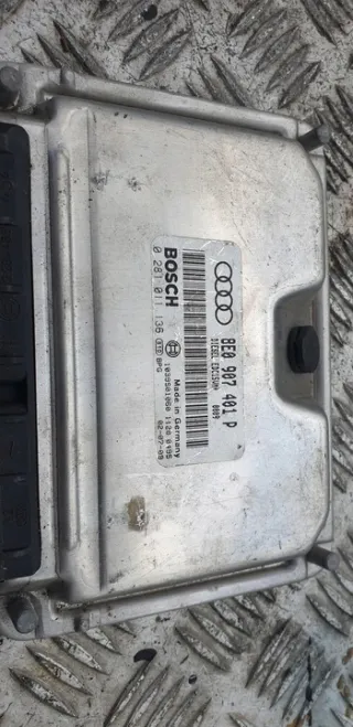 8E0907401P 0281011136 8e0907401p Блок управления двигателем Audi A6 C5 (S6,RS6) Арт e12167637, вид 2