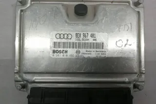0281010492 Блок управления двигателем Audi A4 B6 Арт e12167404, вид 2