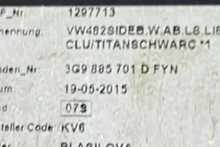 3G9885701D Подушка безопасности Volkswagen Passat B8 Арт e12157618, вид 2