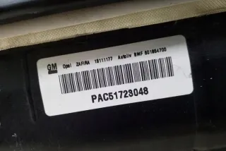 13111177 Подушка безопасности Opel Zafira B Арт e12155297, вид 6