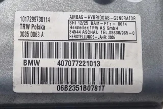 407077221013 Подушка безопасности BMW 7 E65/E66 Арт e12147748, вид 1