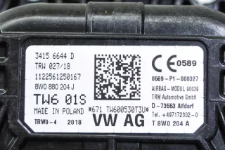 8W0880204J Подушка безопасности Audi A4 B9 Арт e12145478, вид 4