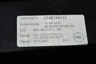 4H0885076L Подлокотник Audi A8 D4 (S8) Арт e12134256, вид 5