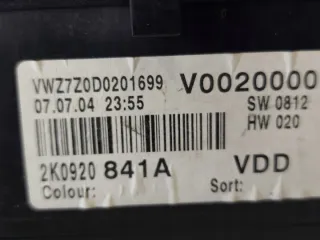 2K0920841A Щиток приборов (приборная панель) Volkswagen Caddy 3 Арт e12130751, вид 6
