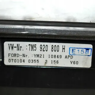 7M5920800H Щиток приборов (приборная панель) Ford Galaxy 1 Арт e12129783, вид 3