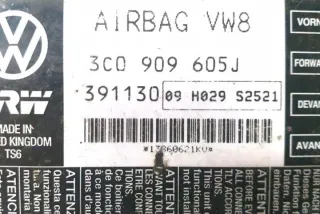 3C0909605J Блок AirBag Volkswagen Passat B6 Арт e12129135, вид 2