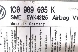1C0909605K Блок AirBag Skoda Fabia 3 Арт e12128804, вид 3