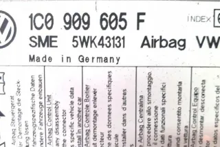 1C0909605F Блок AirBag Seat Alhambra 2 Арт e12128678, вид 3