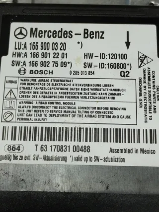 A1669000320 Блок AirBag Mercedes ML/GLE W166 Арт e12128178, вид 3