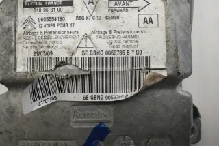 9665558180 Блок AirBag Citroen C5 2 Арт e12127536, вид 4