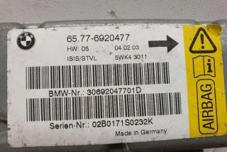 6920477 Блок AirBag BMW 7 E65/E66 Арт e12127371, вид 2