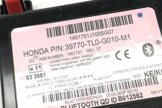 39770TL0G010M1 Блок управления (другие) Honda Accord 10 Арт e12118878, вид 2