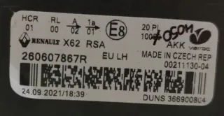 260607897R Фара левая Renault Master 3 restailing Арт e12111105, вид 7