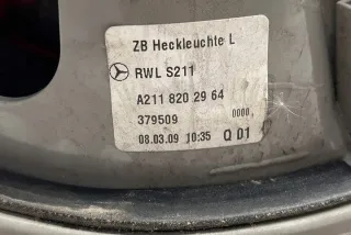 W211 A2118202964 Фонарь задний левый Mercedes E W211 Арт e12103282, вид 3