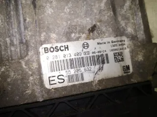 0281013409 55205632 Блок управления двигателем Opel Vectra C  Арт e12093418, вид 2
