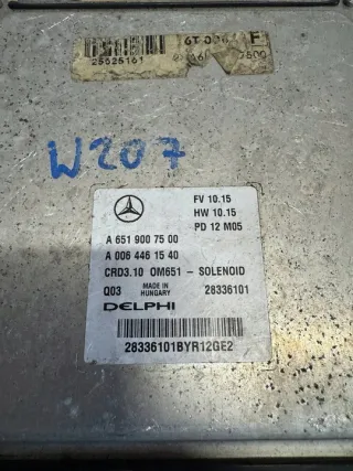 A6519007500 Блок управления двигателем Mercedes C W204 Арт e12092292, вид 4