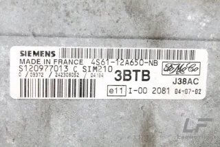 4S6112A650NB Блок управления двигателем Ford Fiesta 5 Арт e12090991, вид 2