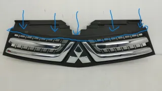 7450A870 Решетка радиатора Mitsubishi L200 4 Арт e12088696, вид 1