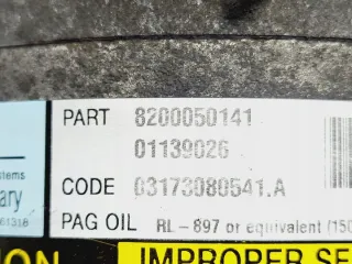6N0820803B SD6V12 Компрессор кондиционера Renault Megane 3 Арт e12085014, вид 5