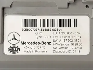 2059007037 17500324454 Блок комфорта Mercedes C W205 Арт e12079014, вид 3