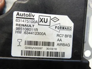 985108011R 631475100A 634412300A Блок AirBag Renault Megane 4 Арт e12069593, вид 6