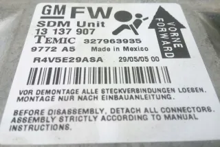 13137907 Блок AirBag Opel Zafira C Арт e12069546, вид 3