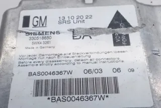 13102022 Блок AirBag Opel Astra G Арт e12069495, вид 2