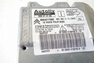 9664217980 Блок AirBag Citroen C4 2 Арт e12069256, вид 1