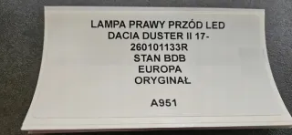 260101133R Фара правая Dacia Duster 2 Арт e12065759, вид 8