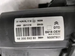 9820059280 Фара правая Citroen C3 3 Арт e12065712, вид 7