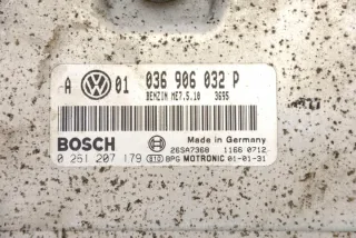 036906032P Блок управления двигателем Volkswagen Golf 5 Арт e12061296, вид 2