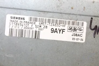 4M5112A650HF Блок управления двигателем Ford Focus 2 Арт e12059421, вид 1