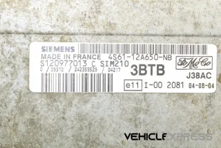 4S6112A650NB Блок управления двигателем Ford Fiesta 5 Арт e12059366, вид 1