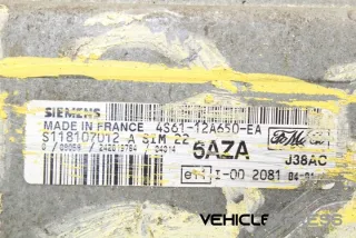 4S6112A650EA Блок управления двигателем Ford Fiesta 5 Арт e12059353, вид 2