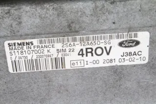 2S6A12A650SG Блок управления двигателем Ford Fiesta 5 Арт e12059318, вид 4