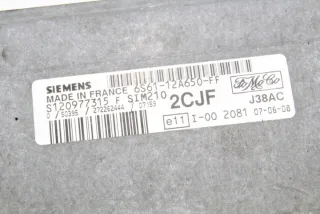 6S6112A650FF Блок управления двигателем Ford Fiesta 5 Арт e12059316, вид 1