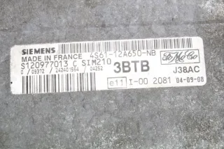 4S6112A650NB Блок управления двигателем Ford Fiesta 5 Арт e12059289, вид 4