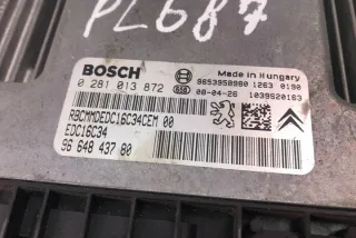 9664843780 Блок управления двигателем Citroen Berlingo 1 Арт e12058679, вид 1