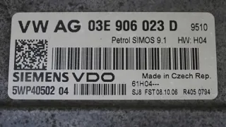 03E906023D Блок управления двигателем Volkswagen Polo 4 Арт e12031780, вид 2