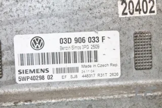 03D906033F Блок управления двигателем Volkswagen Polo 6 Арт e12031749, вид 1