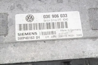 03E906033 Блок управления двигателем Skoda Fabia 1 Арт e12031232, вид 1
