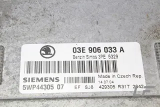 03E906033A Блок управления двигателем Skoda Fabia 2 Арт e12031104, вид 1