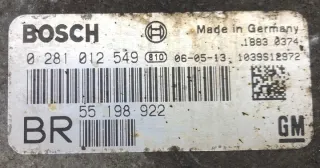 55198922 Блок управления двигателем Opel Zafira B Арт e12030234, вид 2