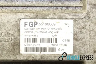 55190069 Блок управления двигателем Opel Corsa F Арт e12030031, вид 1