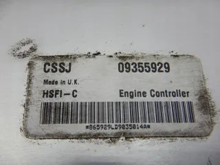 09355929 Блок управления двигателем Opel Astra G Арт e12029965, вид 4