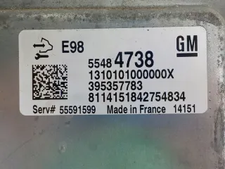 55484738 Блок управления двигателем Opel Astra J Арт e12029886, вид 2