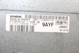 4M5112A650HF Блок управления двигателем Ford Focus 2 Арт e12028342, вид 1